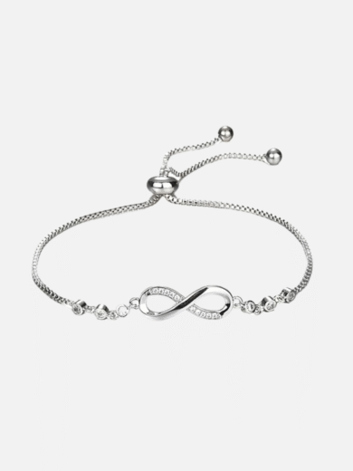 Latest Stylish Austrian Crystal Rose Gold Charm Bracelet