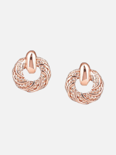 Estele Gold Plated Stud Earrings For Women